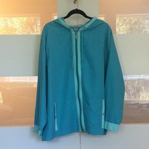Sporty Windbreaker with Hood